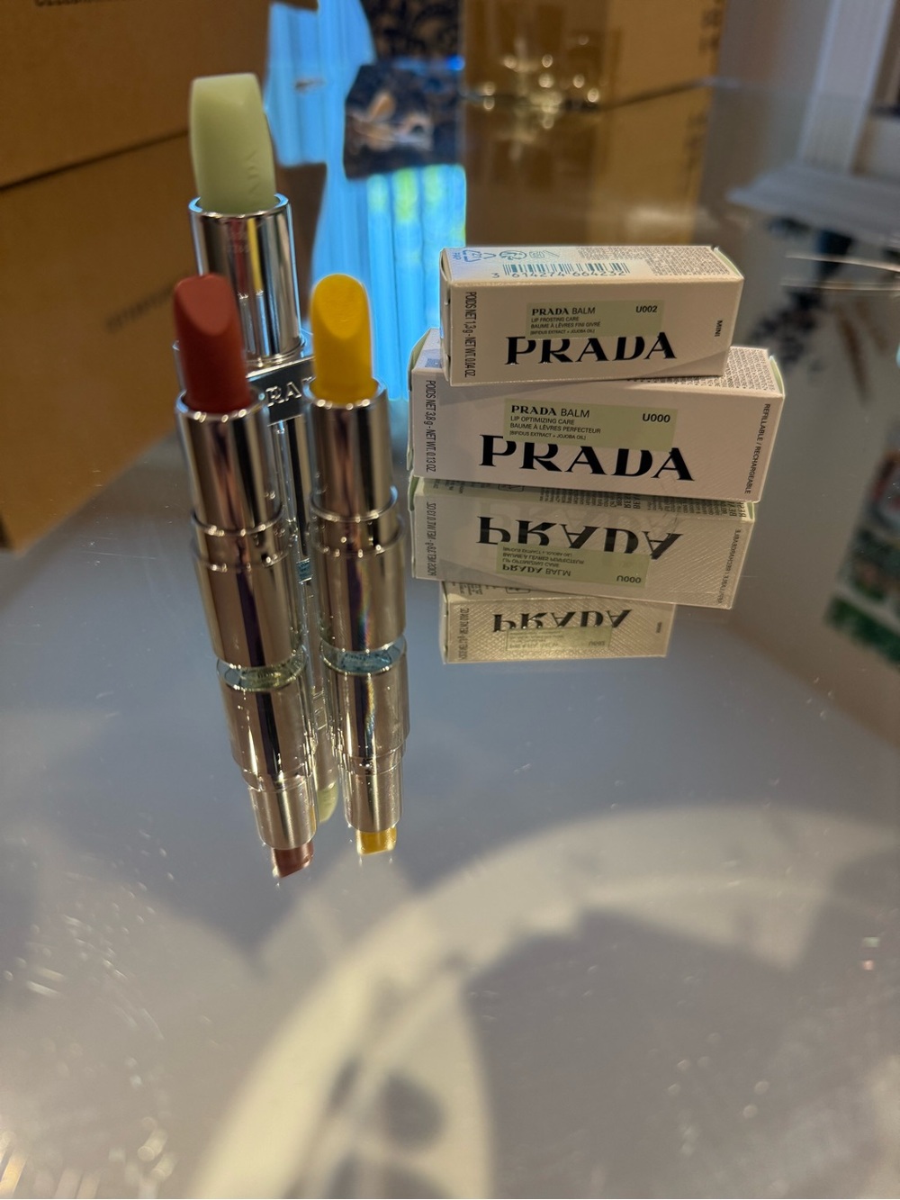 Prada Lip Balm Trio